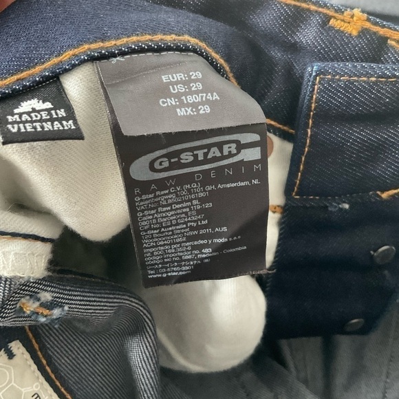 G-STAR RAW 3301 Women Shorts Straight Fit Summer Pure Cotton Blue Denim - Picture 5 of 8